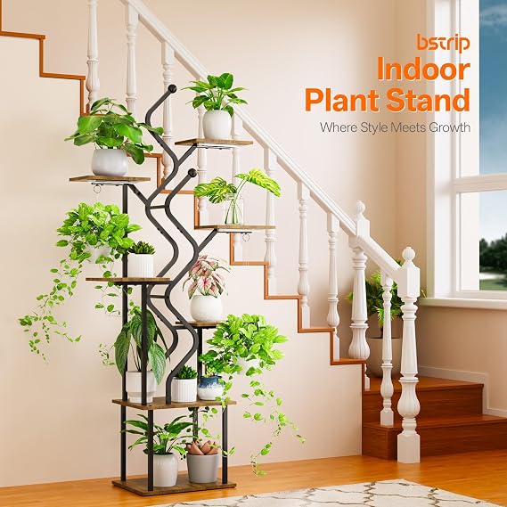 Bstrip 7-Tier Plant Stand with Grow Lights – 158 cm